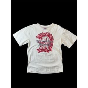 Vintage Y2K Brooklyn Xpress Jeans Graphic T Shirt Size Small Horse Goth Grunge